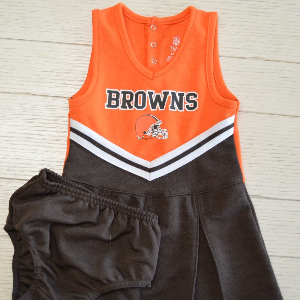 NFL Kids Dress - Orange and Brown